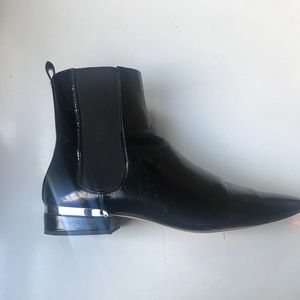 Faux Leather Zara Booties